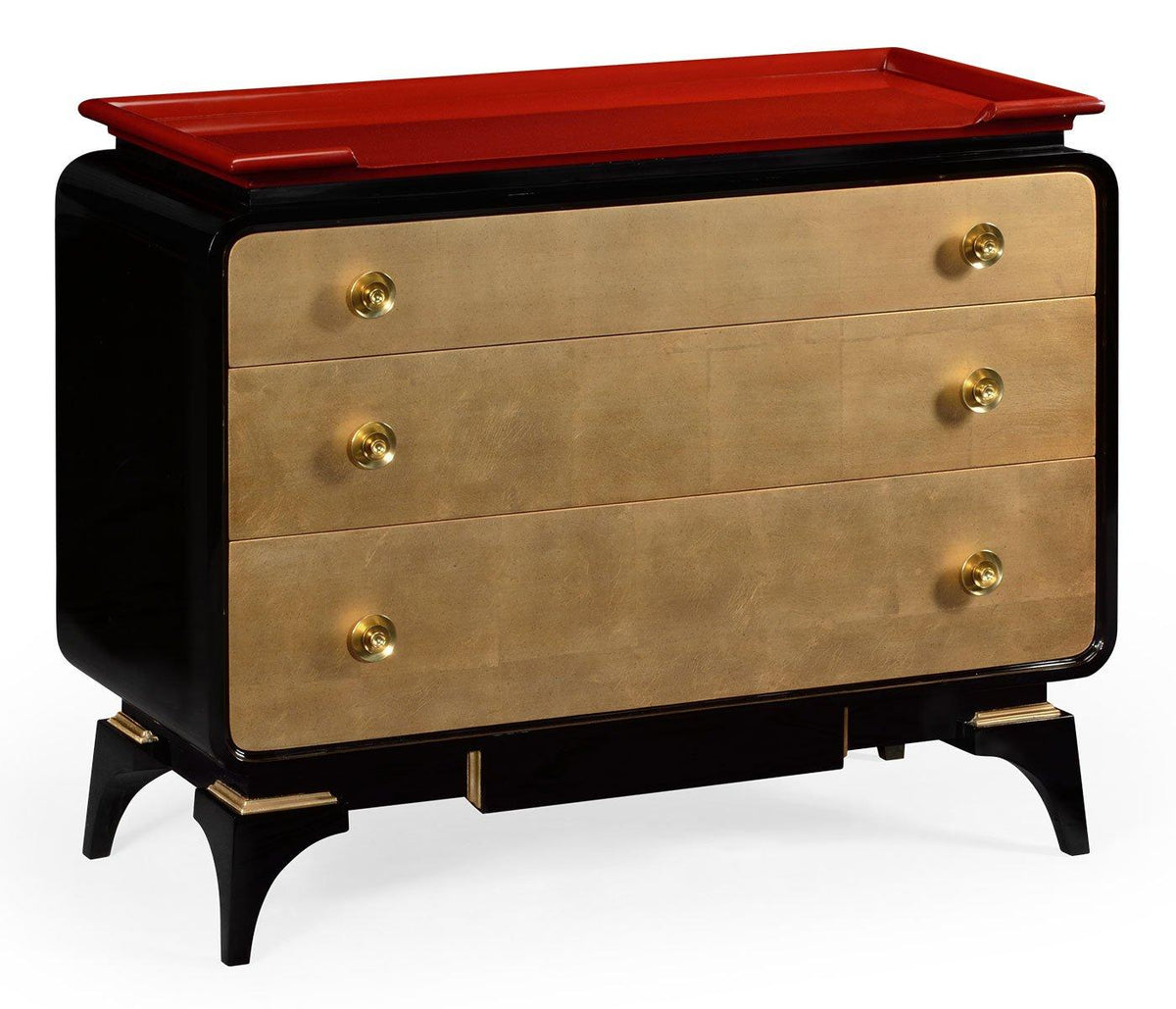 Jonathan Charles Bedroom Emperor Red Chest of Drawers House of Isabella UK