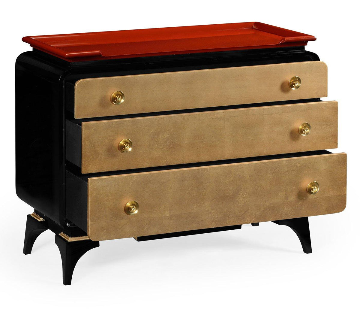 Jonathan Charles Bedroom Emperor Red Chest of Drawers House of Isabella UK