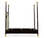 Jonathan Charles Bedroom Four Poster Ebonised & Gilded UK Super King Bed House of Isabella UK
