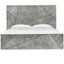 Jonathan Charles Bedroom King Bed Frame Geometric in Dark French Oak House of Isabella UK