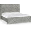 Jonathan Charles Bedroom King Bed Frame Geometric in Dark French Oak House of Isabella UK