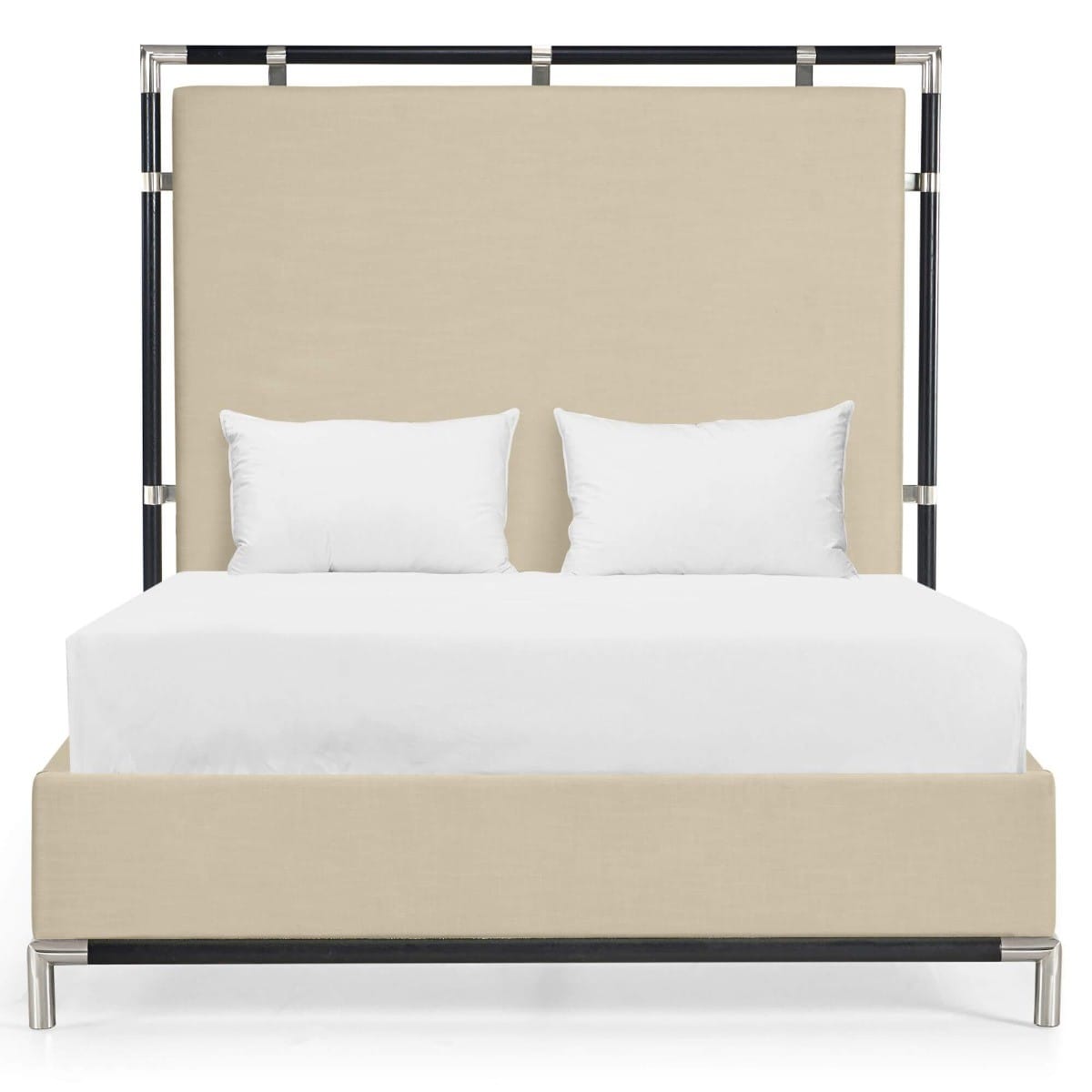 Jonathan Charles Bedroom UK King Bed Frame Military in Oak - Antwerp House of Isabella UK