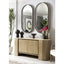 Jonathan Charles Decor Cambrio Mirror Brass House of Isabella UK