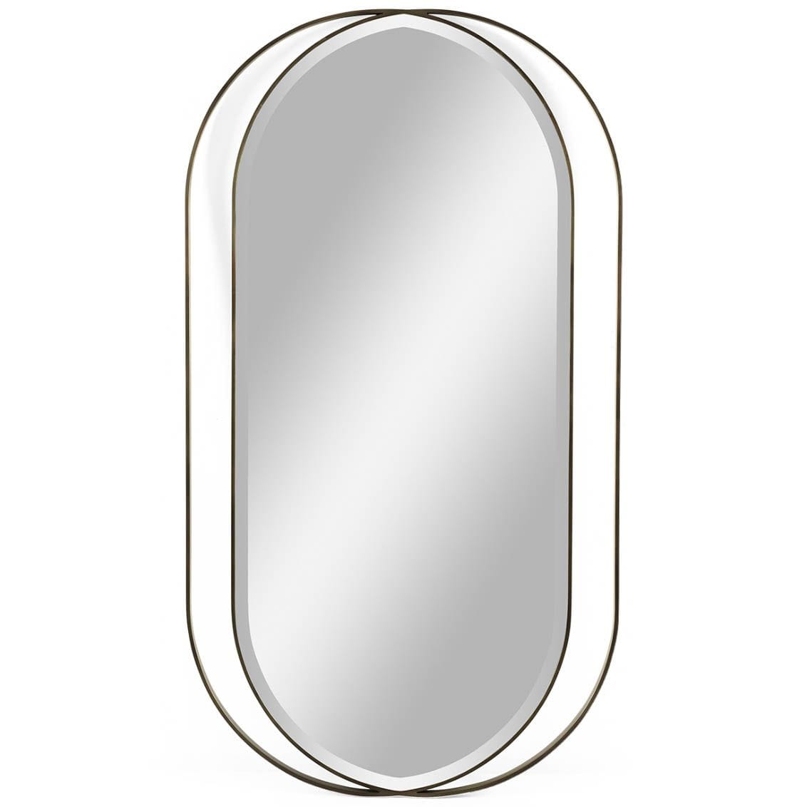 Jonathan Charles Decor Cambrio Mirror Brass House of Isabella UK