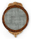 Jonathan Charles Decor Convex Mirror Monarch in Eglomise - Large House of Isabella UK