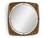 Jonathan Charles Decor Garonne Walnut Framed Mirror - Large House of Isabella UK