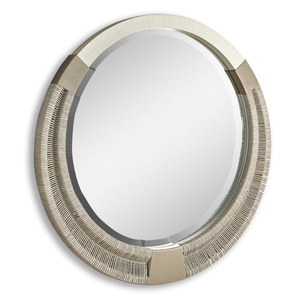 Jonathan Charles Decor Gyre Round Wall Mirror House of Isabella UK