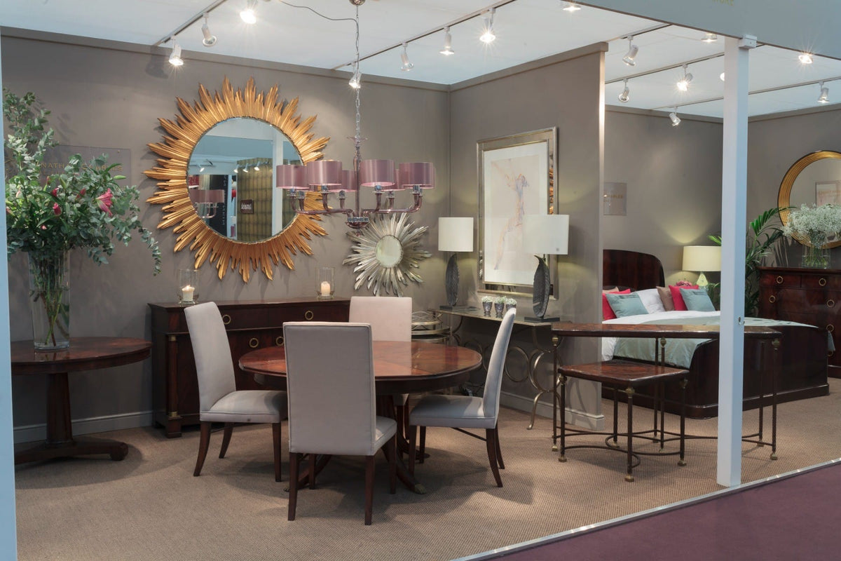 Jonathan Charles Decor Large Wall Mirror Sunburst - Gold House of Isabella UK