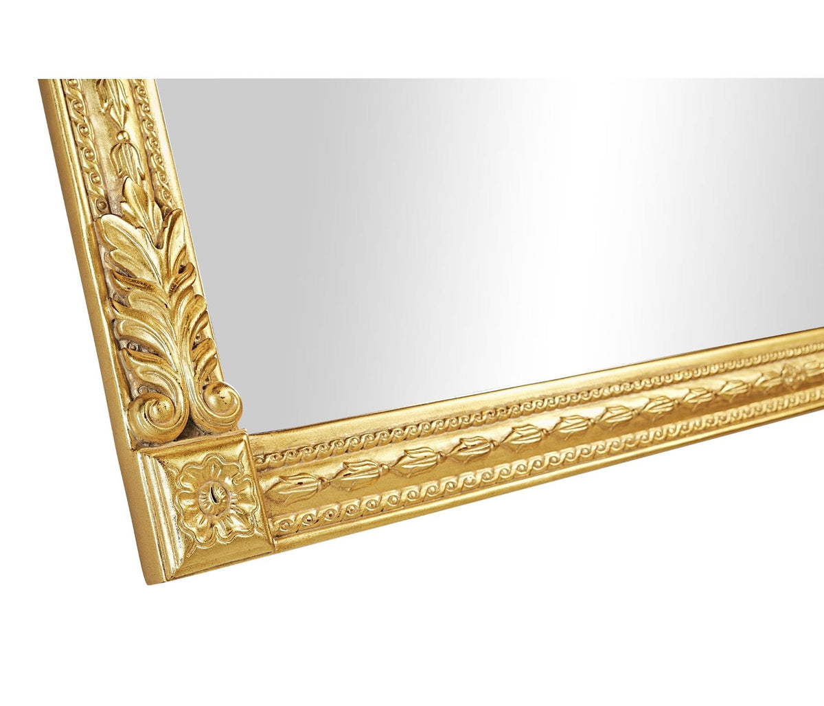 Jonathan Charles Decor Overmantle Mirror Empire with Wreath House of Isabella UK