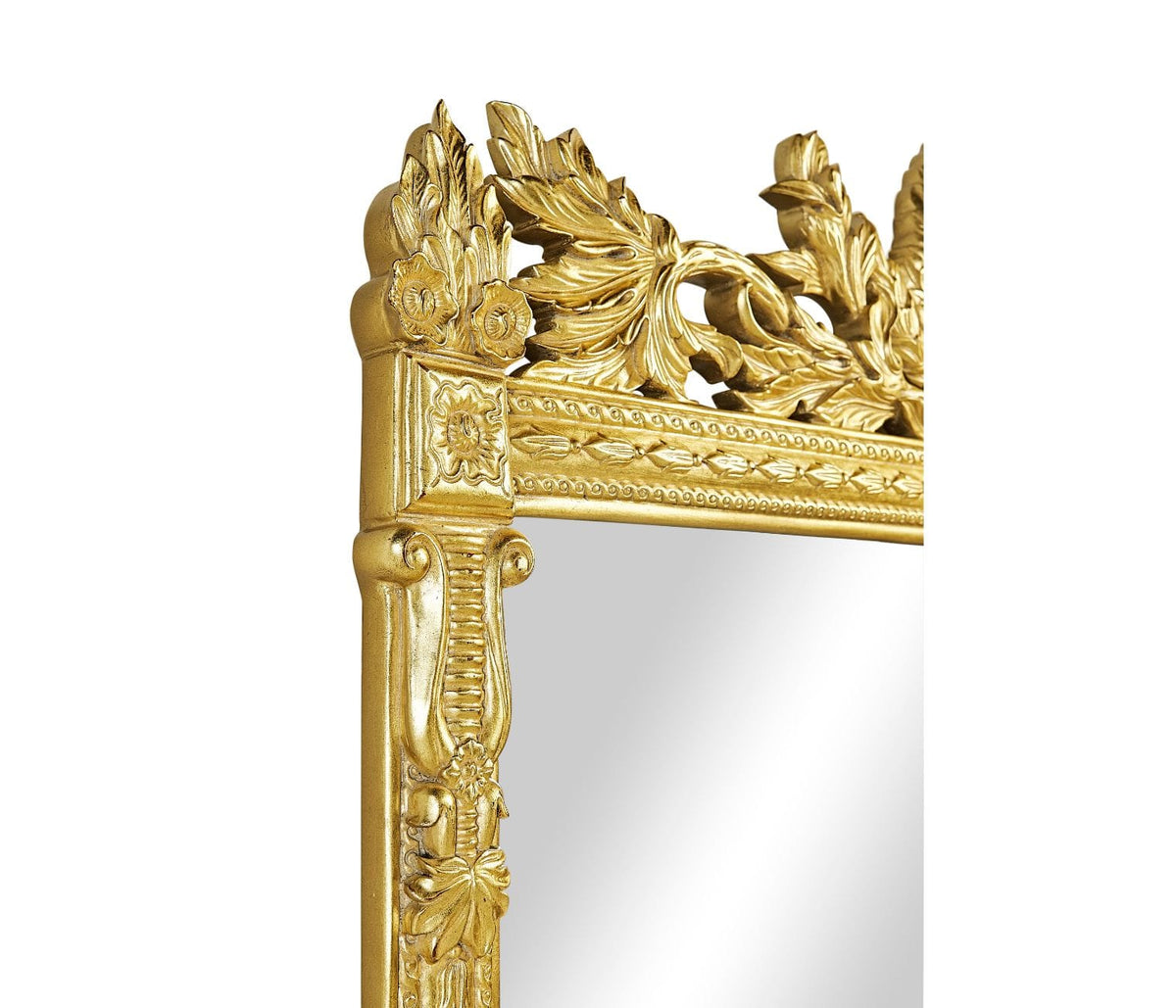 Jonathan Charles Decor Overmantle Mirror Empire with Wreath House of Isabella UK