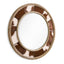 Jonathan Charles Decor Sagehill Round Hide Mirror House of Isabella UK