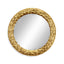 Jonathan Charles Decor Small Round Mirror Water Gilded in Gold House of Isabella UK