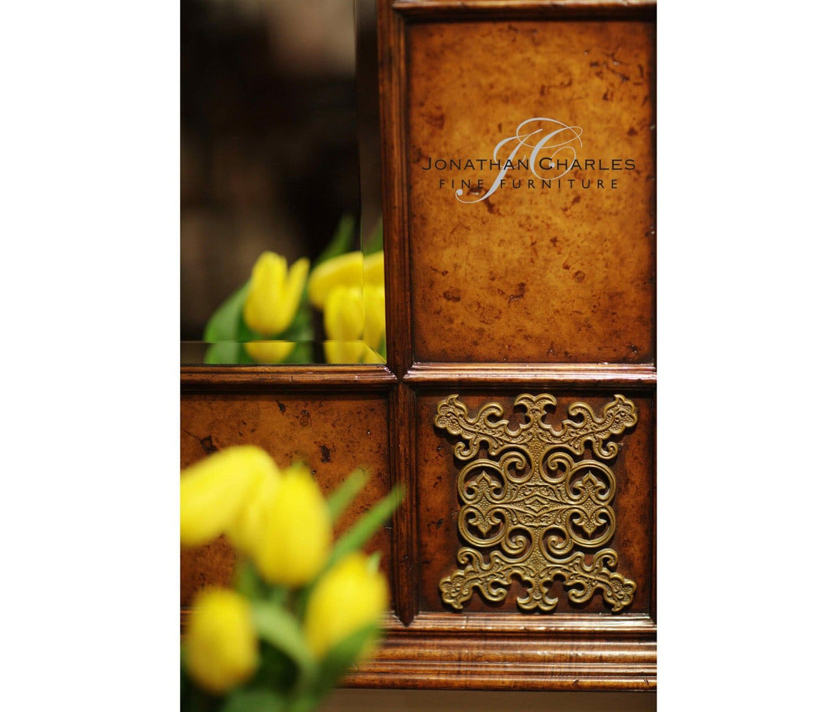 Jonathan Charles Decor Square Wall Mirror Sherwood House of Isabella UK