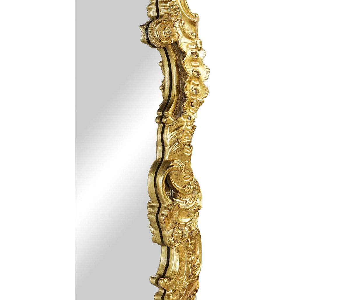 Jonathan Charles Decor Wall Mirror Grinling Gibbons in Gold House of Isabella UK