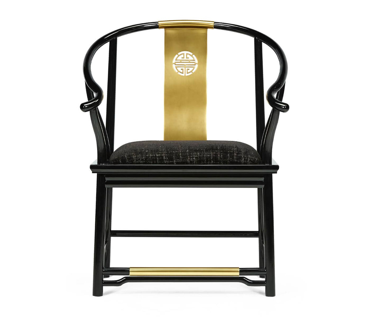 Jonathan Charles Dining Asian Fusion Curved Dining Armchair in Capriccio House of Isabella UK