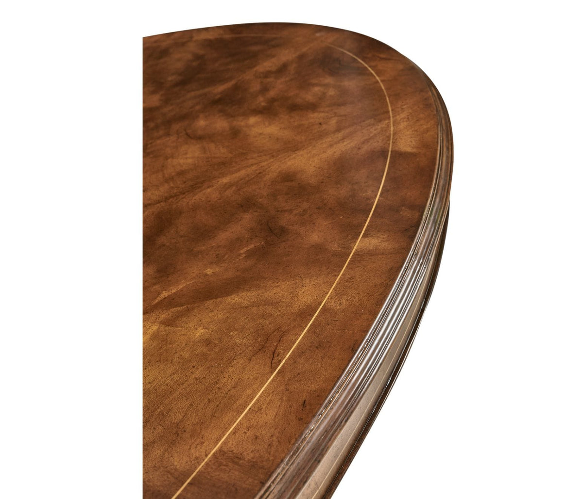 Jonathan Charles Dining Biedermeier Oval Walnut Dining Table House of Isabella UK