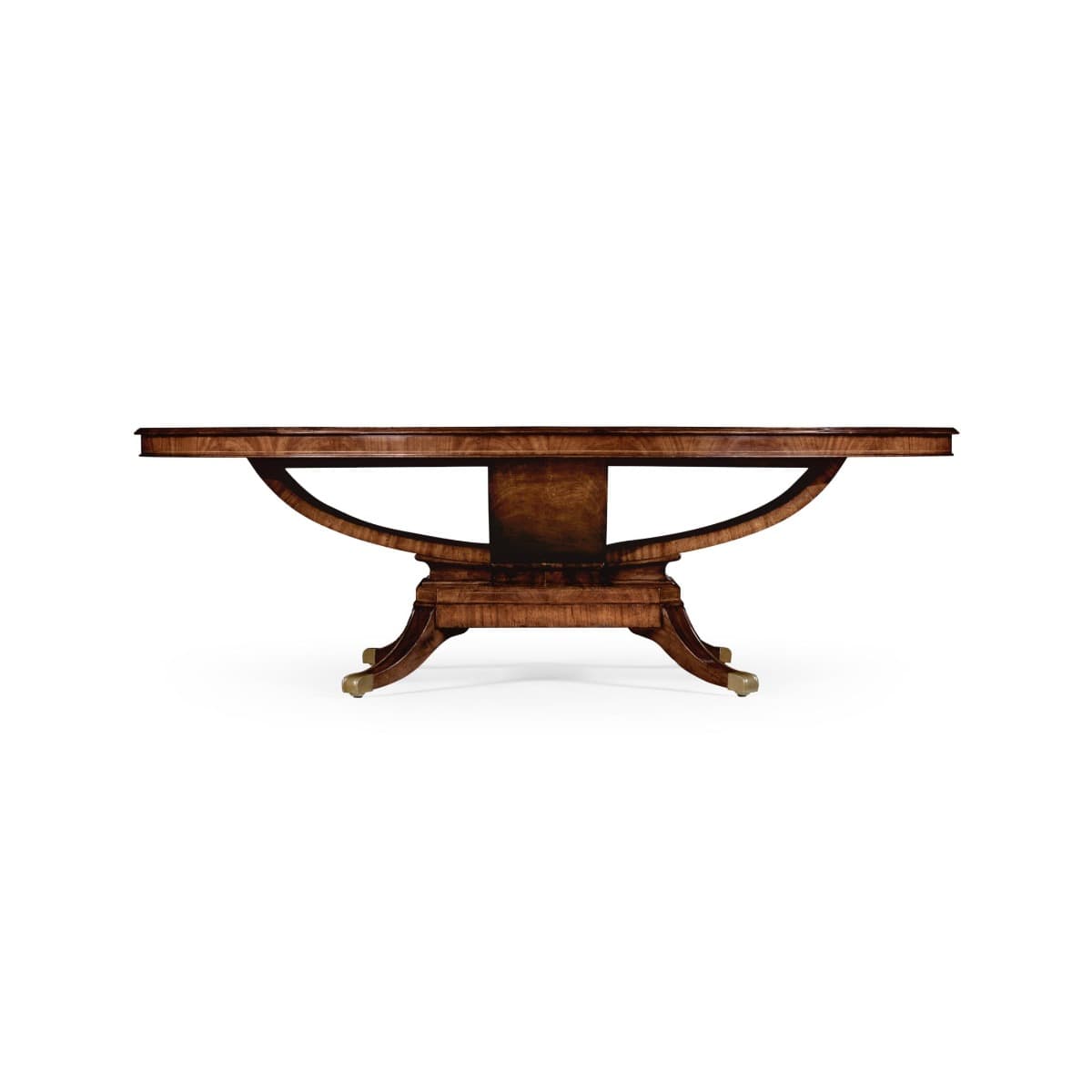 Jonathan Charles Dining Biedermeier Style Mahogany Oval Dining Table - 244cm House of Isabella UK