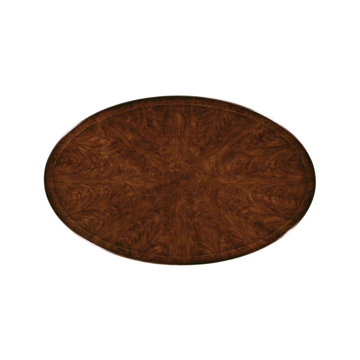 Jonathan Charles Dining Biedermeier Style Mahogany Oval Dining Table - 244cm House of Isabella UK