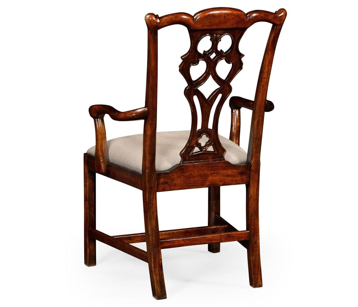 Jonathan Charles Dining Buckingham Chippendale Antique Mahogany Arm Chair in Antwerp House of Isabella UK