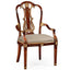 Jonathan Charles Dining Buckingham Gilded Lyre Back Arm Chair in Antwerp House of Isabella UK