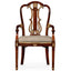 Jonathan Charles Dining Buckingham Gilded Lyre Back Arm Chair in Antwerp House of Isabella UK