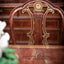 Jonathan Charles Dining Buckingham Gilded Lyre Back Arm Chair in Antwerp House of Isabella UK