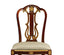 Jonathan Charles Dining Buckingham Gilded Lyre Back Side Chair in Antwerp House of Isabella UK