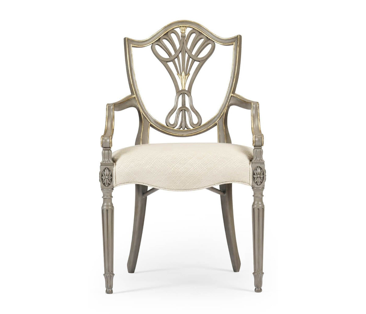 Jonathan Charles Dining Buckingham Shield Back Arm Chair House of Isabella UK