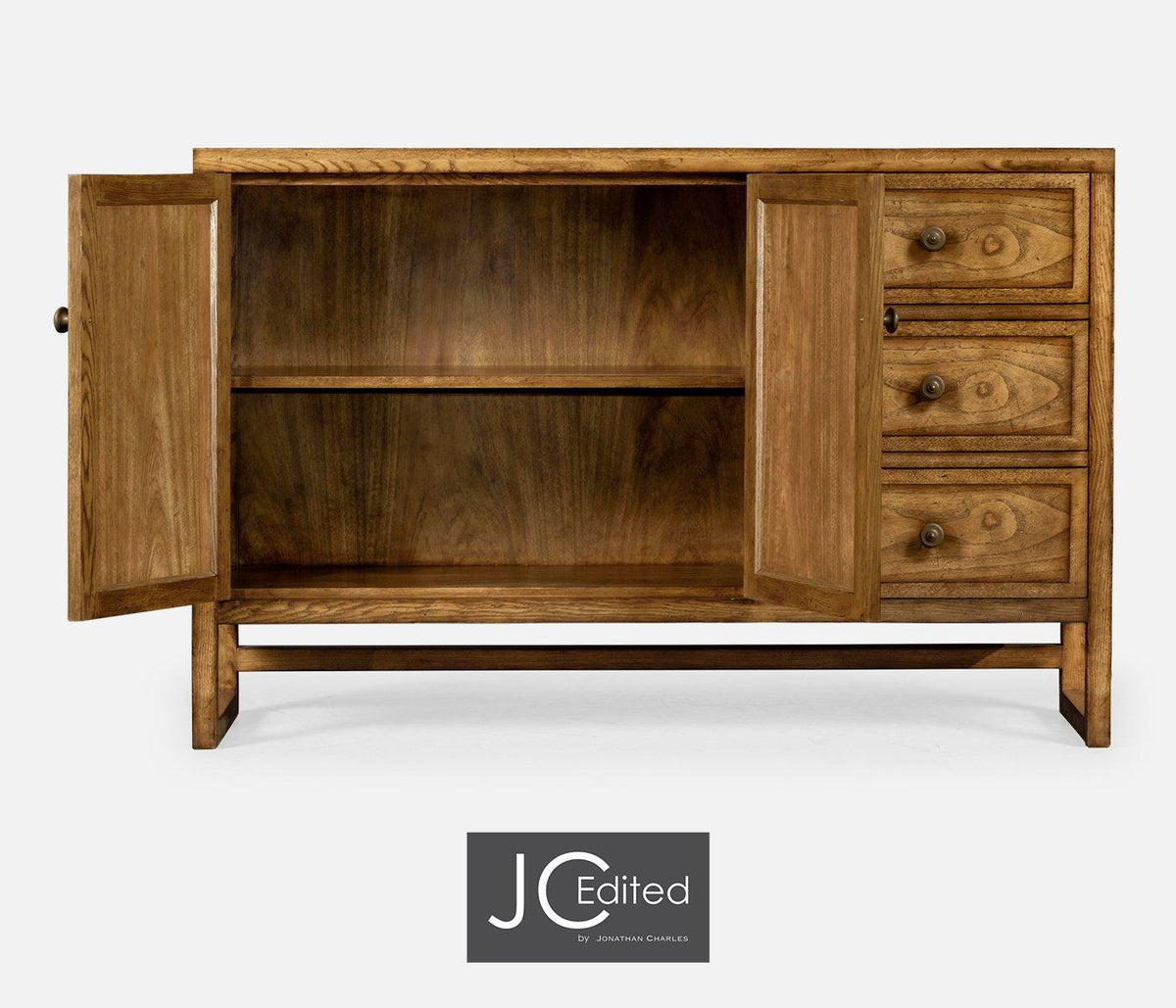 Jonathan Charles Dining Buffet Cabinet in Brown Chestnut House of Isabella UK