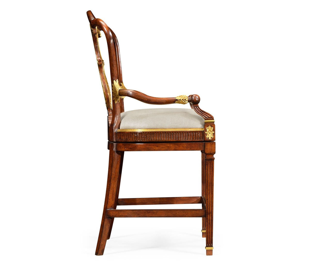 Jonathan Charles Dining Counter Chair Neoclassical in Mazo House of Isabella UK