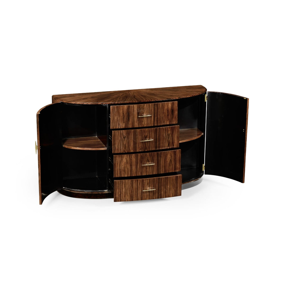 Jonathan Charles Dining Demilune Sideboard Rosewood - Satin House of Isabella UK
