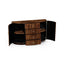 Jonathan Charles Dining Demilune Sideboard Rosewood - Satin House of Isabella UK
