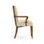 Jonathan Charles Dining Dining Armchair Biedermeier in Walnut - Antwerp House of Isabella UK