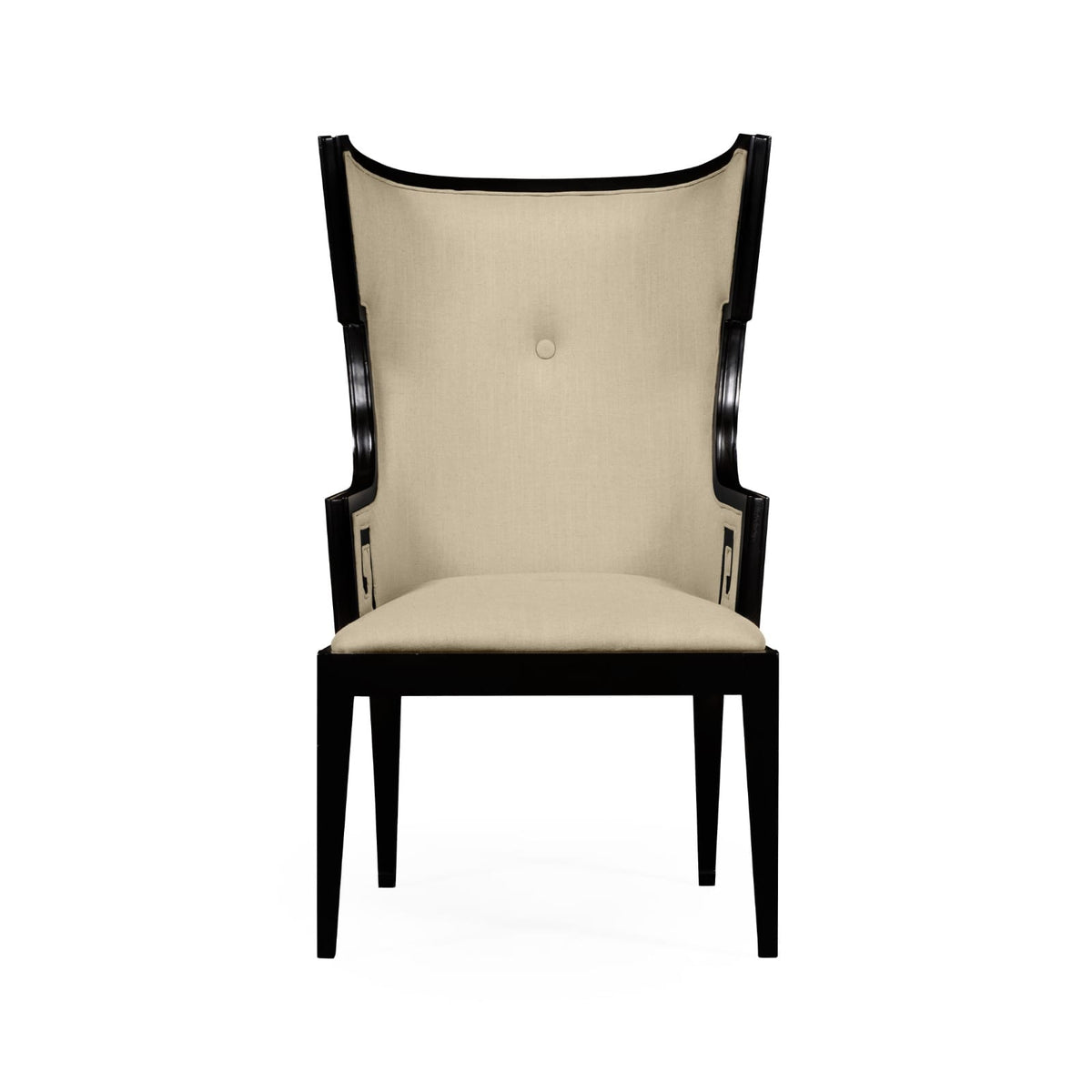 Jonathan Charles Dining Dining Armchair Greek Revival Painted Black - Antwerp House of Isabella UK