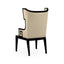 Jonathan Charles Dining Dining Armchair Greek Revival Painted Black - Antwerp House of Isabella UK