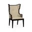 Jonathan Charles Dining Dining Armchair Greek Revival Painted Black - Antwerp House of Isabella UK