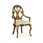 Jonathan Charles Dining Dining Armchair Monarch with Oval Back - Antwerp House of Isabella UK