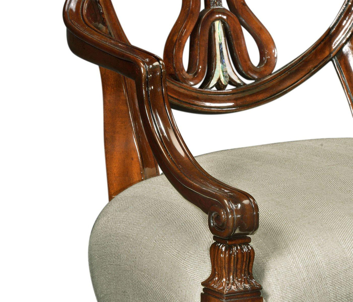 Jonathan Charles Dining Dining Armchair Renaissance with Mother of Pearl Details - Antwerp House of Isabella UK