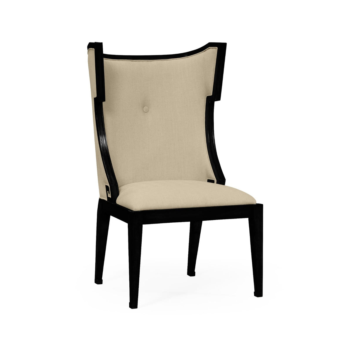 Jonathan Charles Dining Dining Chair Greek Revival Painted Black - Antwerp House of Isabella UK