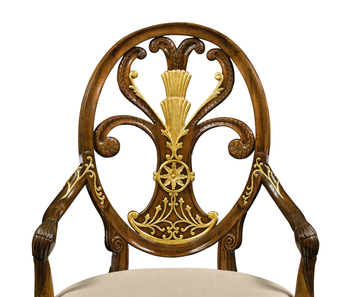 Jonathan Charles Dining Dining Chair Monarch with Oval Back - Antwerp House of Isabella UK