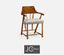 Jonathan Charles Dining Dining Chair Smokers Style in Mazo - Country Walnut House of Isabella UK