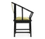 Jonathan Charles Dining Dining Chair with Arms Asian Fusion in Gold Silk House of Isabella UK