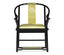 Jonathan Charles Dining Dining Chair with Arms Asian Fusion in Gold Silk House of Isabella UK