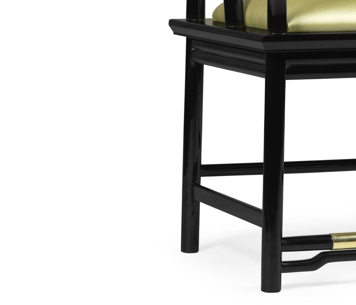 Jonathan Charles Dining Dining Chair with Arms Asian Fusion in Gold Silk House of Isabella UK