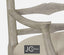 Jonathan Charles Dining Dining Chair with Arms Rustic Ladder Back in Mazo - Rustic Grey House of Isabella UK