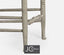 Jonathan Charles Dining Dining Chair with Arms Rustic Ladder Back in Mazo - Rustic Grey House of Isabella UK