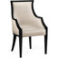 Jonathan Charles Dining Dining Chair with Arms Smoked Grey Eucalyptus in Antwerp House of Isabella UK