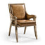 Jonathan Charles Dining Echo Canyon Leather and Hide Arm Dining Chair House of Isabella UK