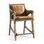 Jonathan Charles Dining Echo Canyon Leather and Hide Counter Stool House of Isabella UK