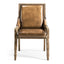 Jonathan Charles Dining Echo Canyon Leather and Hide Side Dining Chair House of Isabella UK